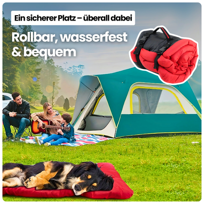 Reisebett für Hunde – Rollbar, wasserfest & bequem für unterwegs