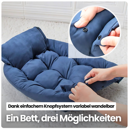 Multifunktions-Hundebett 3 in 1 für Hunde und Katzen