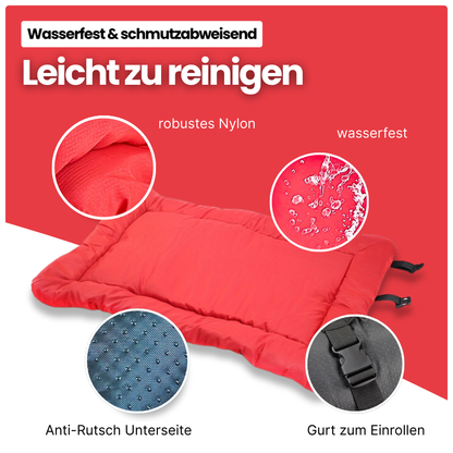 Reisebett für Hunde – Rollbar, wasserfest & bequem für unterwegs