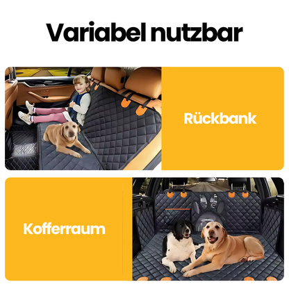 Hundesitzbezug fürs Auto – 100% wasserdicht, kratzfest & mit Sichtfenster