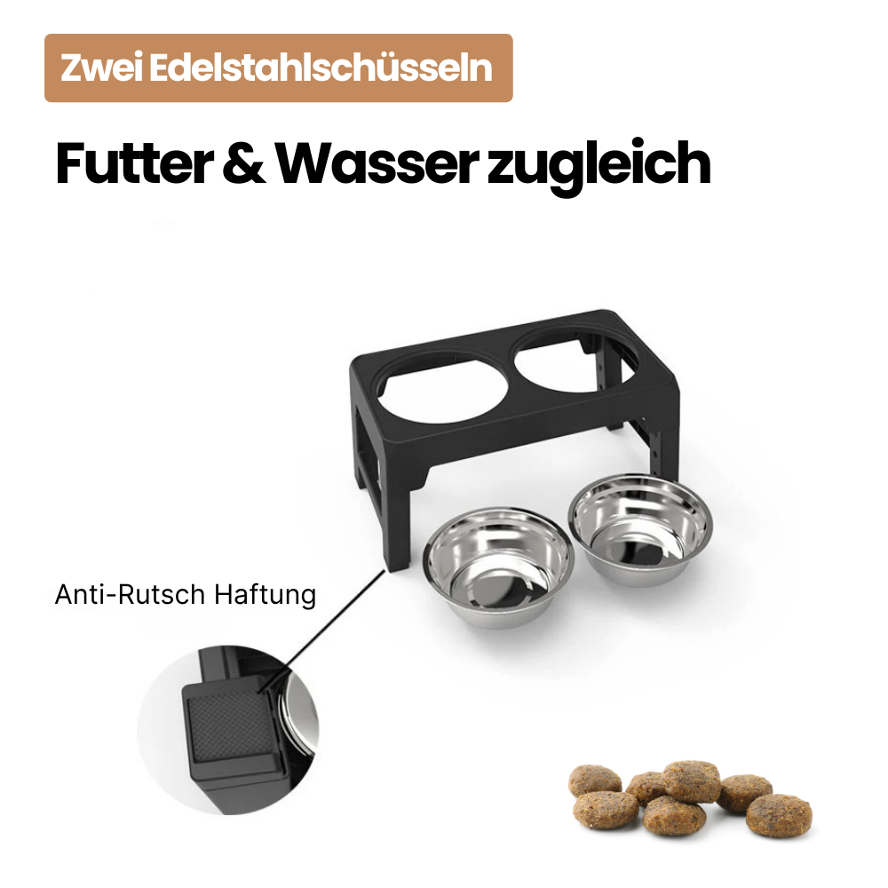 Höhenverstellbarer Hundenapf – idealer für große und kleine Hunde