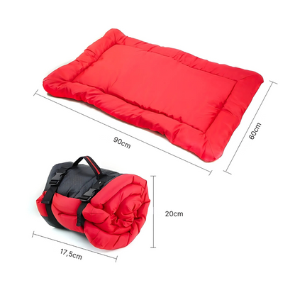 Reisebett für Hunde – Rollbar, wasserfest & bequem für unterwegs